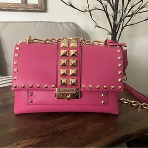 Michael Kors CeCe Studded Pink Shoulder Bag Purse NWT